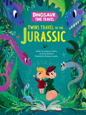 cover image of Twins Travel to the Jurassic